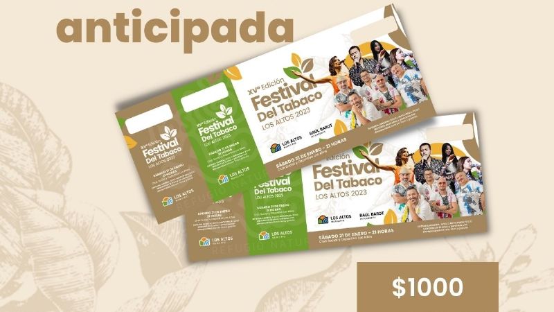 Venta de entradas para el Festival del Tabaco