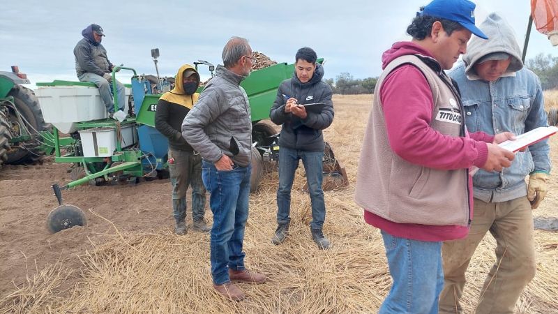 Se relevaron 130 trabajadores rurales, el 50% estaban en la informalidad