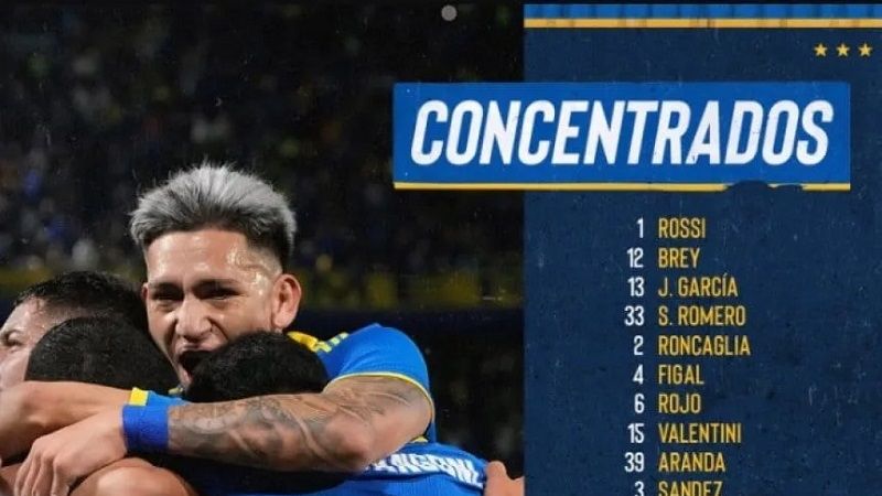 Boca, con Rossi en la lista para la Supercopa en Abu Dhabi