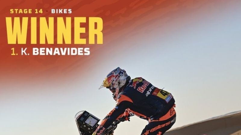 Kevin Benavides conquistó su 2do. Dakar en brillante actuación