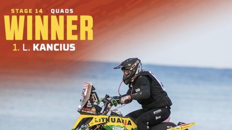 Francisco Moreno y Pablo Copetti, en el podio de los cuatriciclos