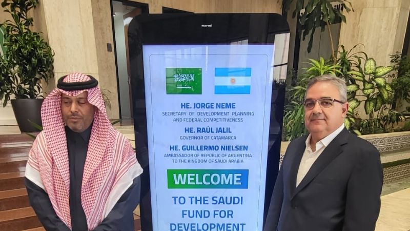 El Gobernador se reunió con las autoridades del Fondo de Desarrollo Saudí