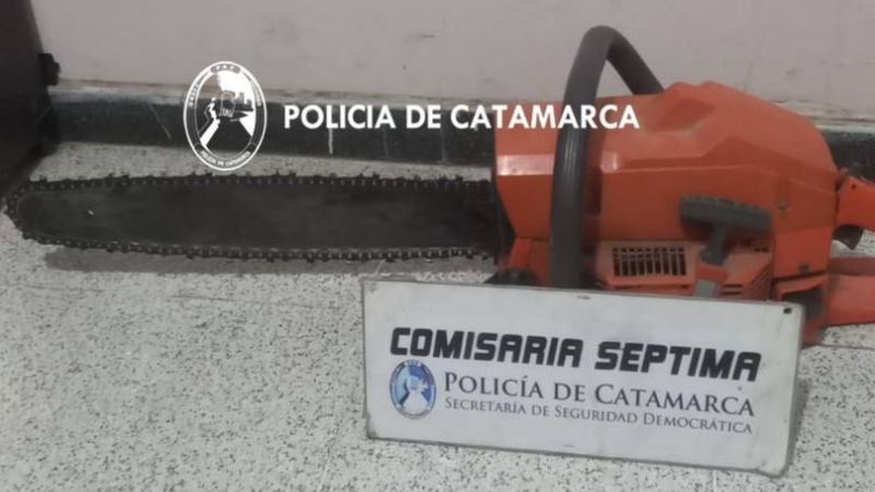Recuperaron una motosierra sustraída