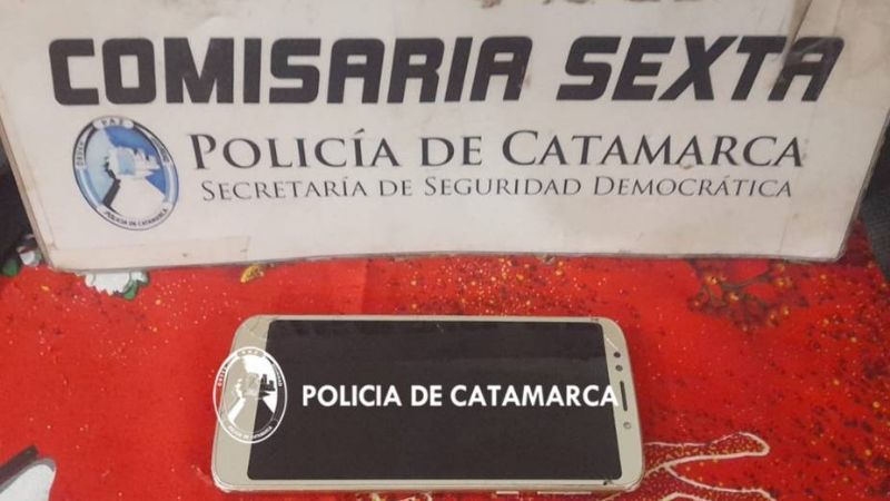 Recuperaron un teléfono celular