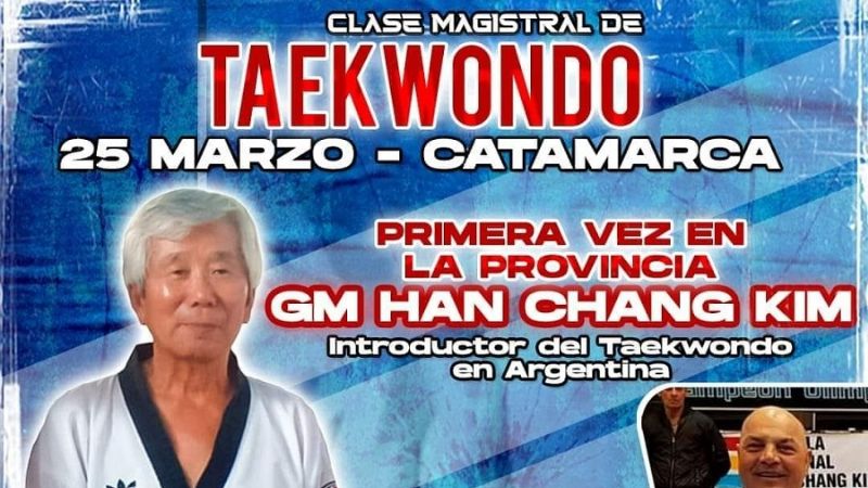 Preparativos por la visita del Gran Maestro Han Chang Kim