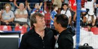 Zielinski, ahora DT de Nacional, y Farré, su discípulo, que dirige a Belgrano.