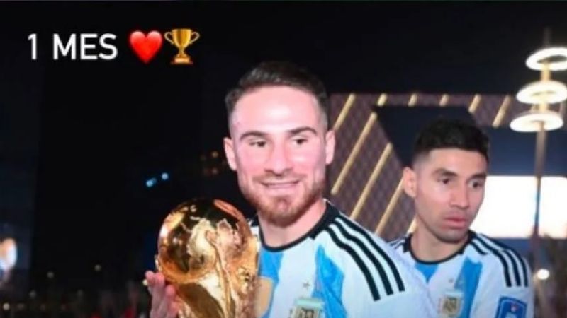 Los jugadores recordaron el mes del título en el Mundial 2022