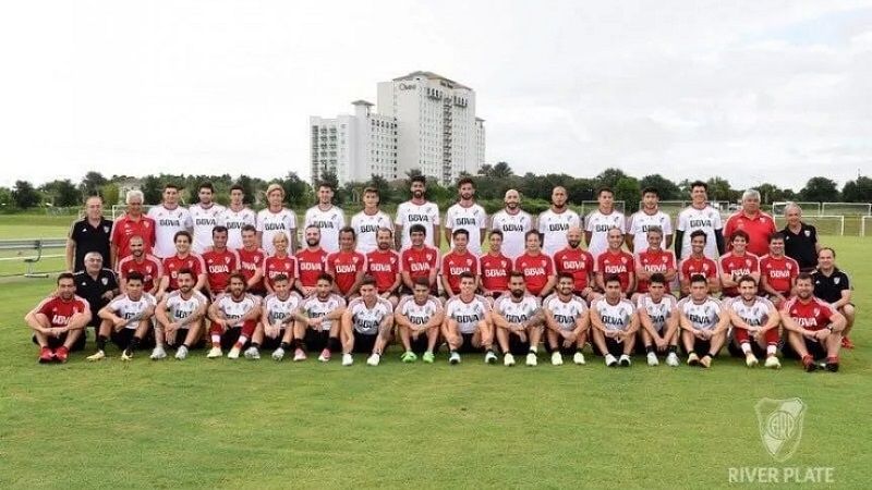 La foto cábala de River que repitió Demichelis