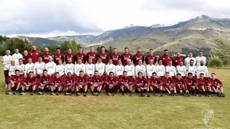 La foto cábala de River que repitió Demichelis