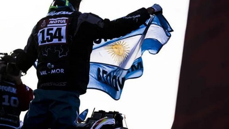 El mendocino Moreno Flores finalizó en el podio en quads