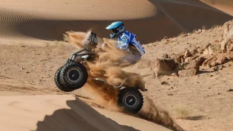 El mendocino Moreno Flores finalizó en el podio en quads