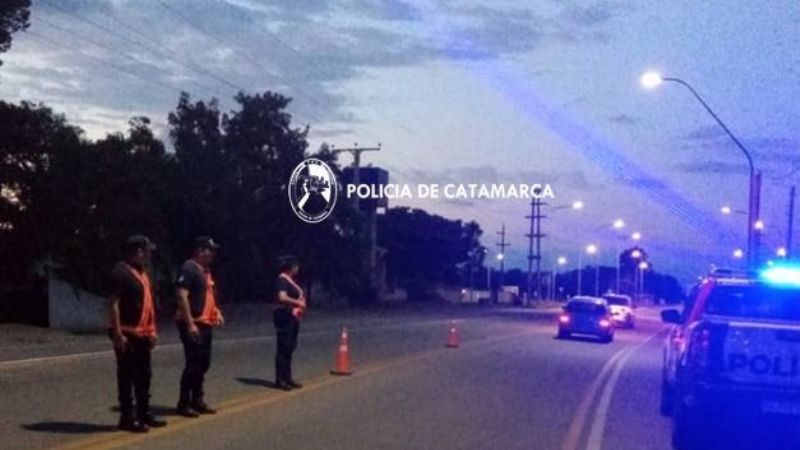 Operativo de Control Vehicular en Fray Mamerto Esquiú y Valle Viejo