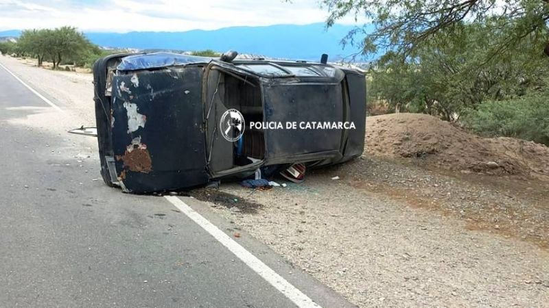 Vuelco en Santa María