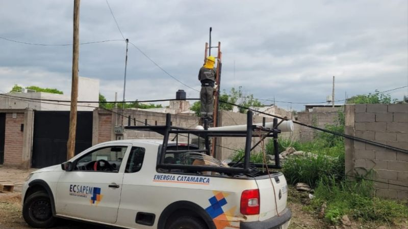 Restablecieron la energía a 14.105 usuarios afectados por el temporal