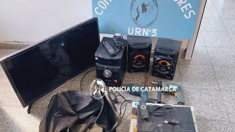 Recuperaron varios elementos sustraídos