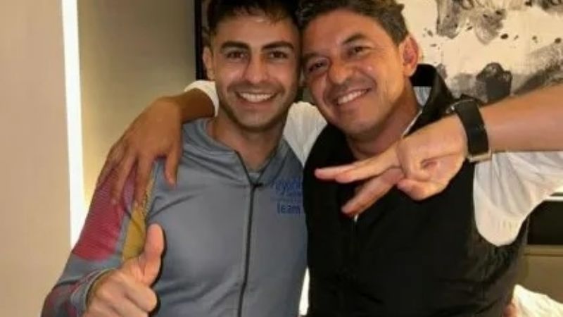 Cristiano regaló su camiseta a un hijo de Gallardo