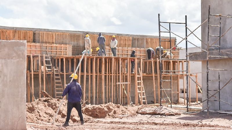 Raúl y Katopodis recorrieron obras en Tinogasta