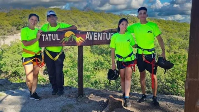 Tirolesa en Alijilán: un emprendimiento familiar que se convertirá en un gran atractivo turístico