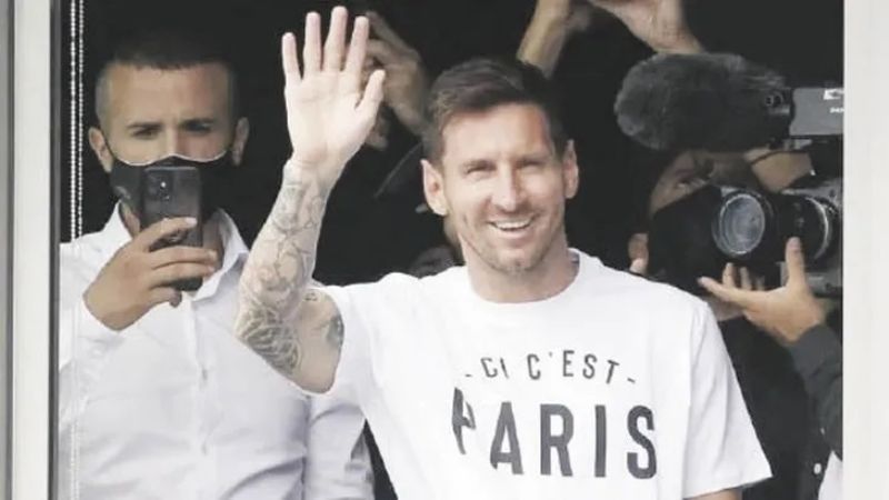 Messi en el regreso más feliz de Rosario a París