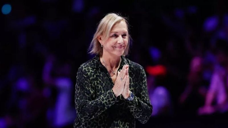 Navratilova anunció que padece cáncer de garganta y mama