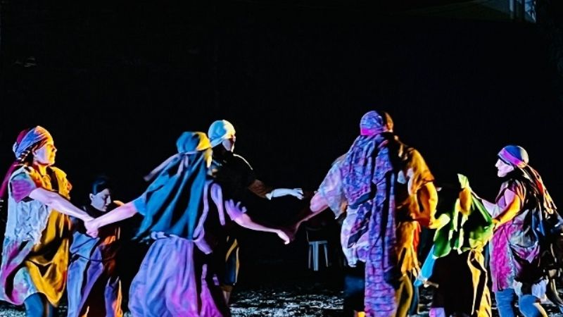 Se concretó el pesebre viviente  en la parroquia Jesús Niño