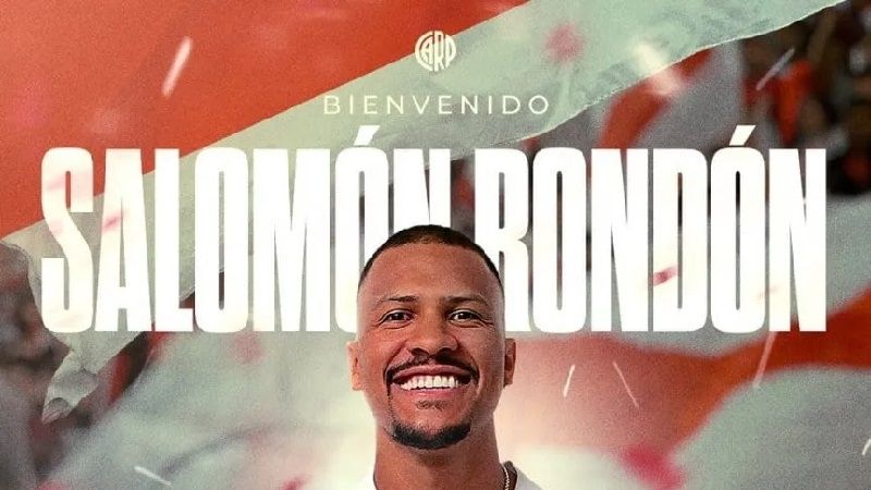 Rondón fue presentado y ya entrenó en River