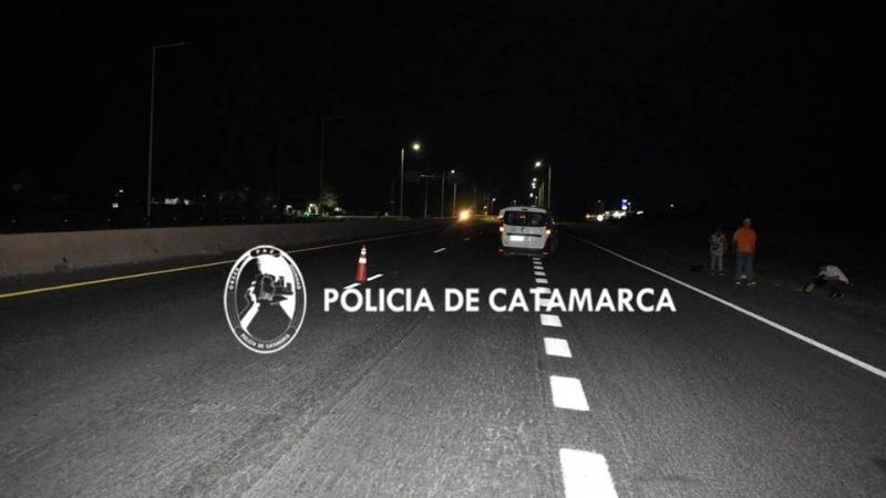 Una mujer fue embestida en la avenida circunvalación