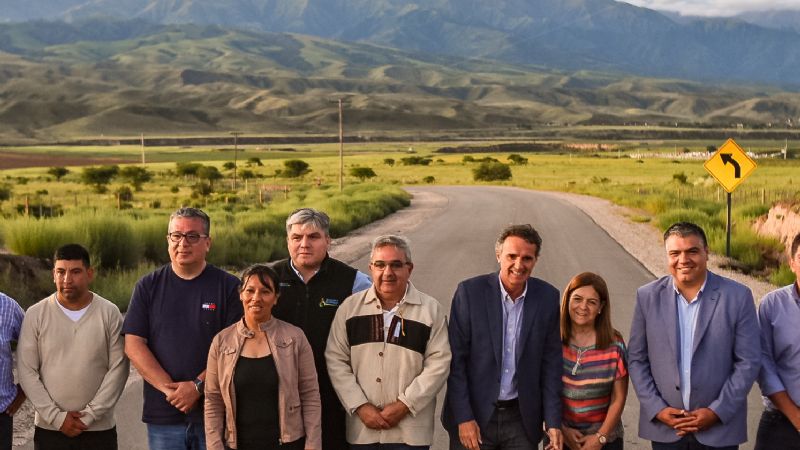 Culminó la pavimentación de la ruta 1 entre Singuil y Las Chacritas