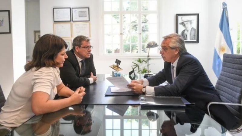 Alberto Fernández entregó a Diputados el pedido de juicio político a la Corte