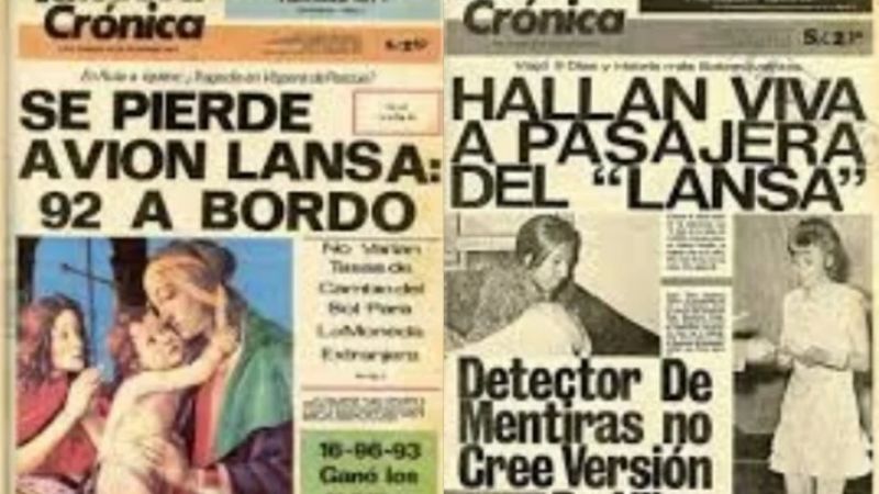 Sobrevivió a la caída de un avión desde 3.000 metros y aguantó 12 días sola en la selva