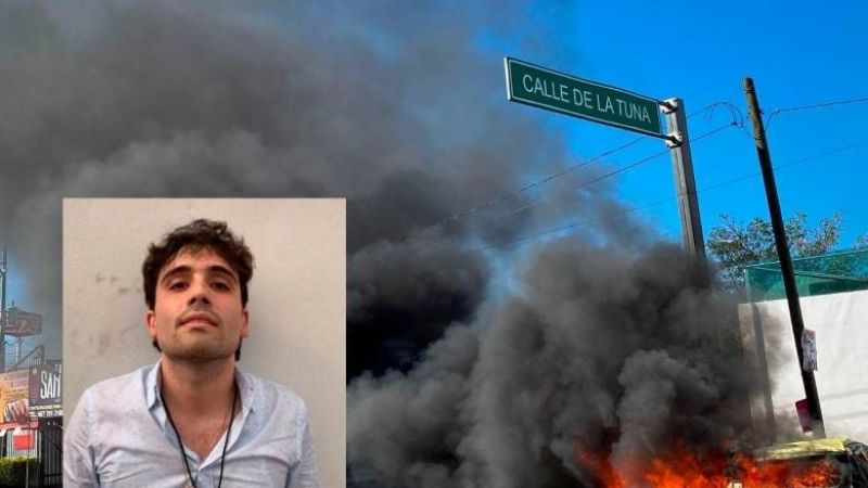 Recapturan al hijo de “El Chapo” y hubo balaceras e incendios