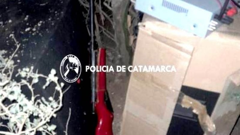 Esclarecen ilícito en Capayán y secuestran plantas de marihuana