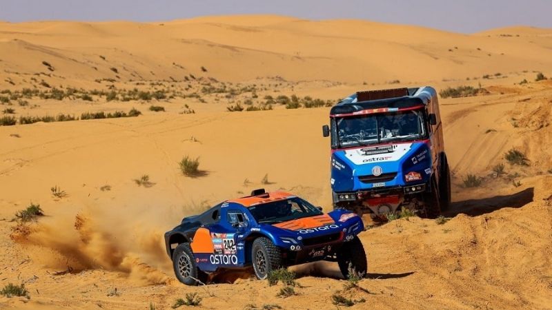 Al Rahji ganó en autos y se suspendió en motos y quads