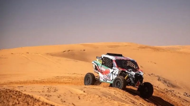 Al Rahji ganó en autos y se suspendió en motos y quads