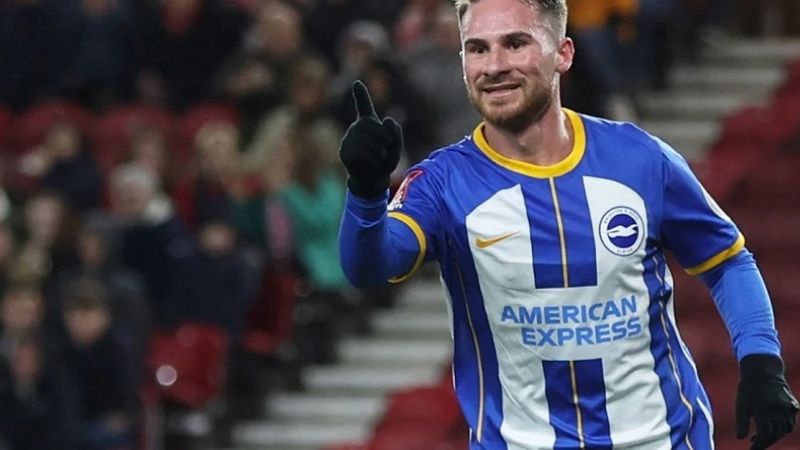 Doblete de Mac Allister en su vuelta a Brighton