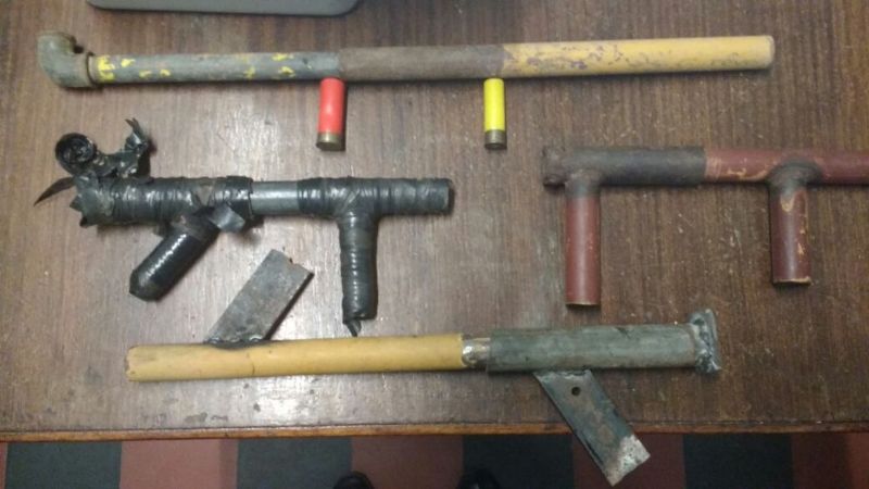 Menor realizó disparos con arma tumbera