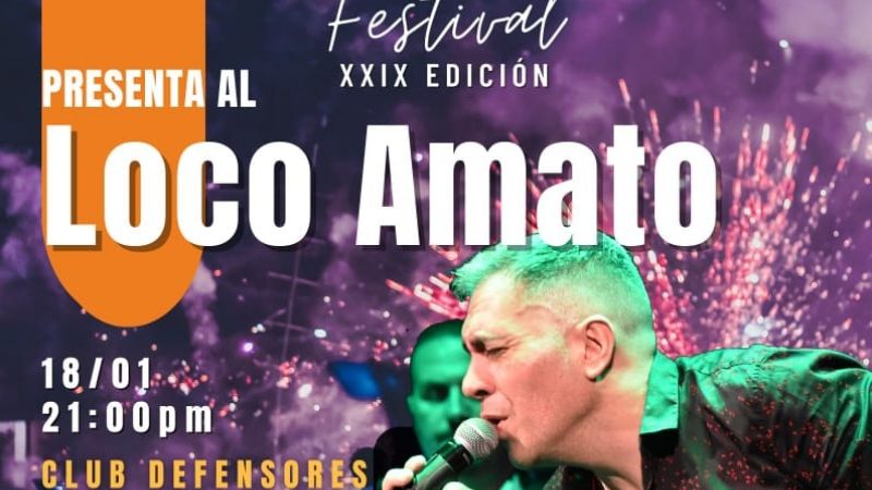 El Loco Amato se presenta en Fiambalá