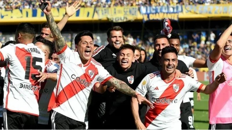 River le ganó a Boca y festejó en La Bombonera