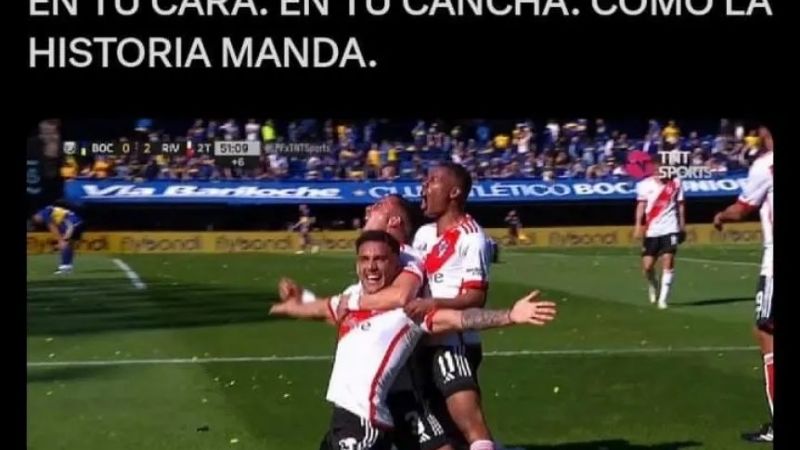 Las redes sociales estallaron con las cargadas a Boca