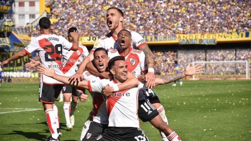River le ganó a Boca y festejó en La Bombonera