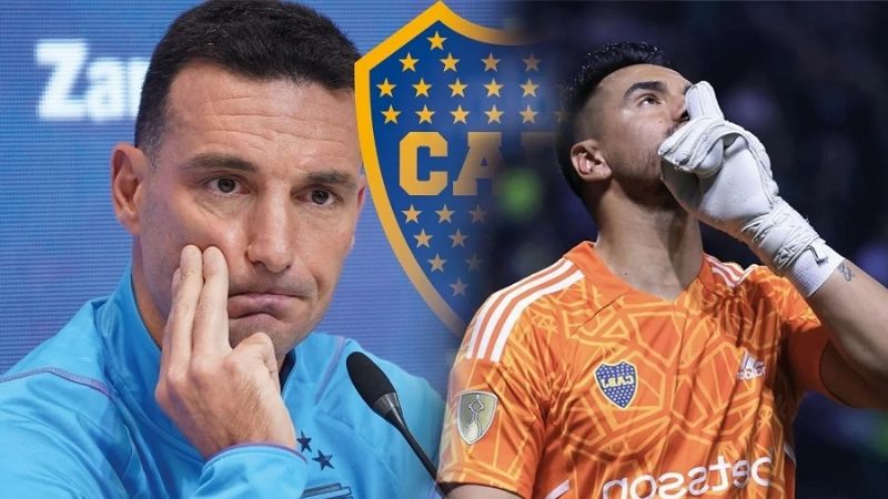 Respaldo de Scaloni a Boca y a “Chiquito” Romero.