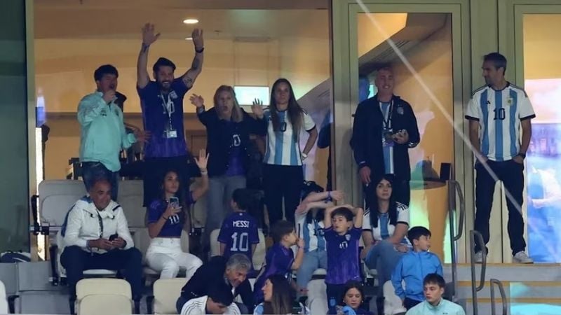 River le ragala un palco del Monumental a la familia Messi