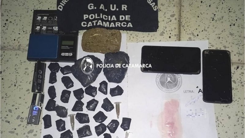Detenidos con droga en Andalgalá