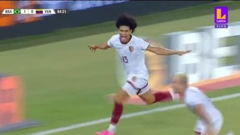 Histórico empate de Venezuela en Brasil, con un “bello” gol