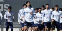 CAVANI estaría de entrada en el ataque, junto a su compatriota Merentiel.