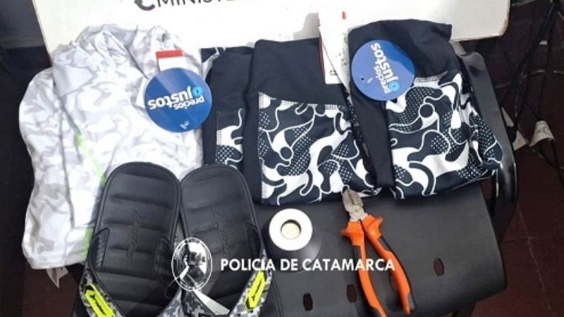 Mujer detenida por intentar robar en un negocio