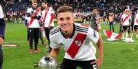 ENTRÓ UN RATITO, pero igual se siente parte de la Copa Libertadores de River, conquistada en Madrid.