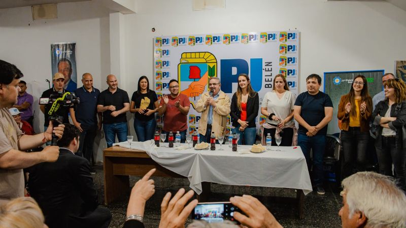 Raúl recorrió el departamento Belén donde se vaticina un triunfo peronista