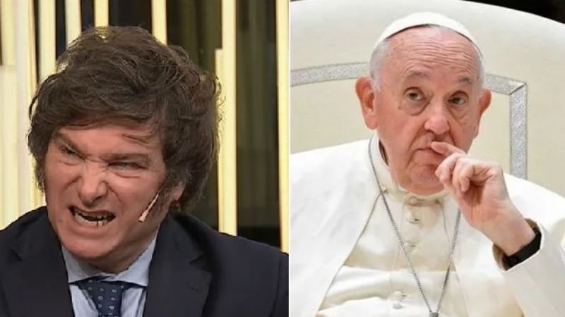 Insultos de Milei al Papa pueden "afectar" su candidatura