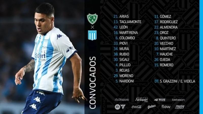 Vecchio volvió a ser convocado en Racing